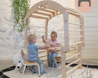 Climbing Triangle, Ramp and Arch / Rocker: The Best Gift for Toddler- Transformable Indoor Playhouse