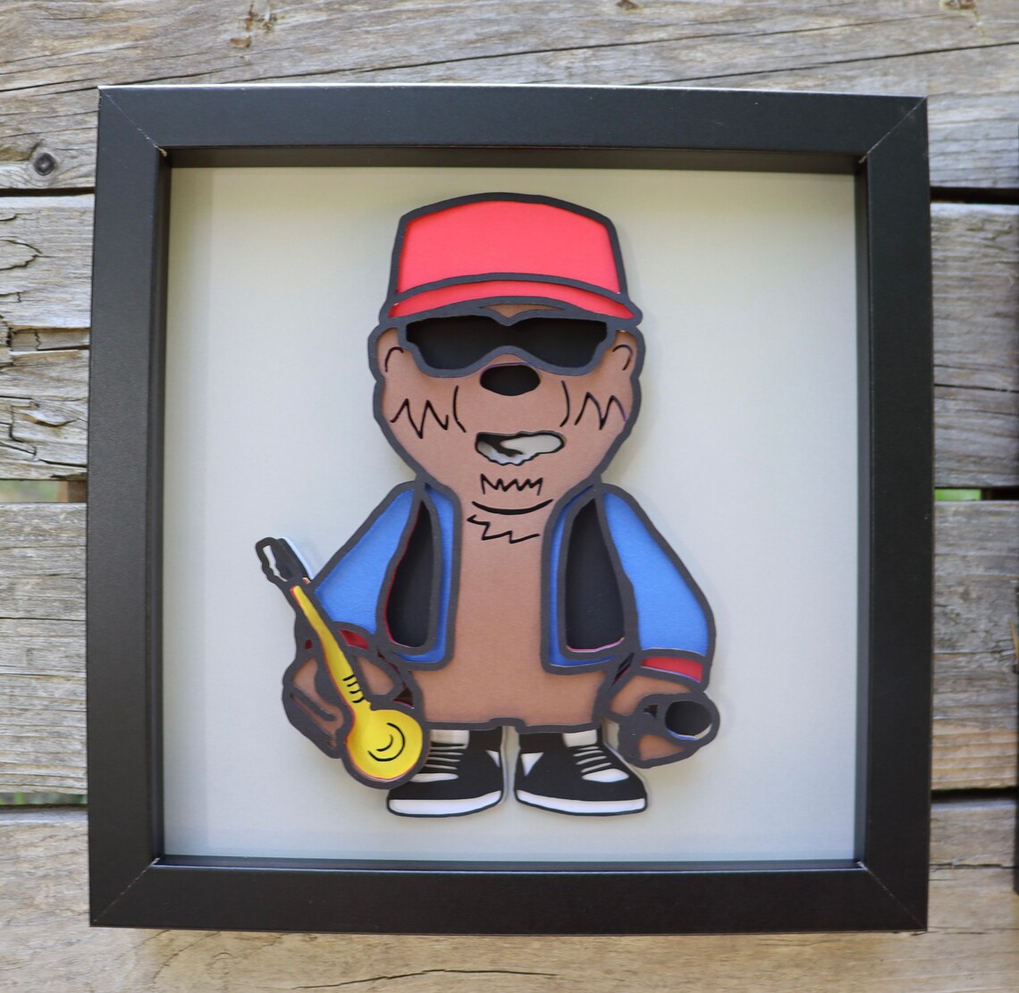 Griz Inspired Mr B Layered 3D Art Etsy