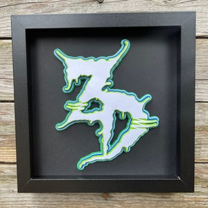 Zeds Dead Inspired 3D Framed Wall Art