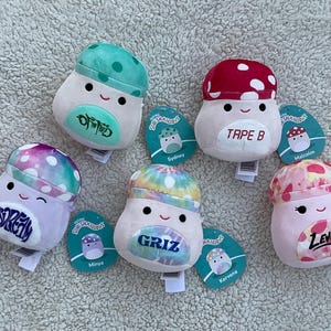 Griz and Friends Festie Set of 5 Dyed Mushrooms