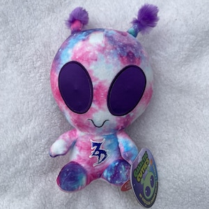 Zeds Dead Pink Galaxy Alien Festie Bestie Festival Friend Plush with Glow in the ZD logo