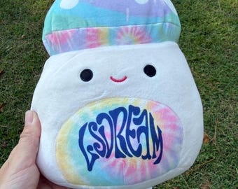 LSDREAM Dyed Tie Dye Mushroom Squish