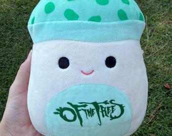 Of the Trees Dyed Green Mushroom Squish