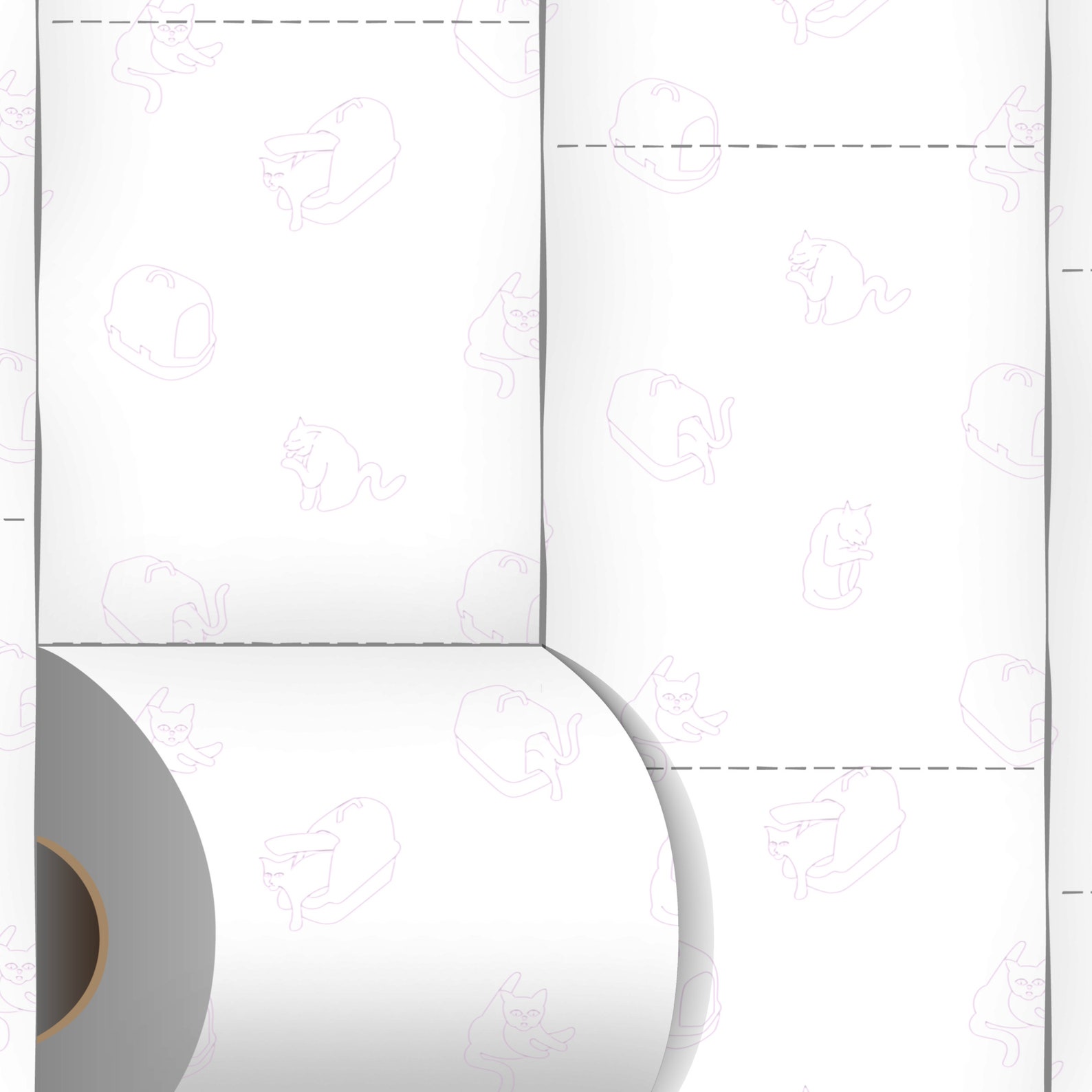 Toilet Paper Wallpaper Etsy