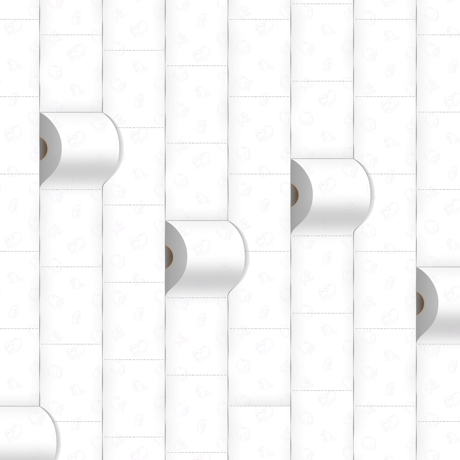 Toilet Paper Wallpaper Etsy