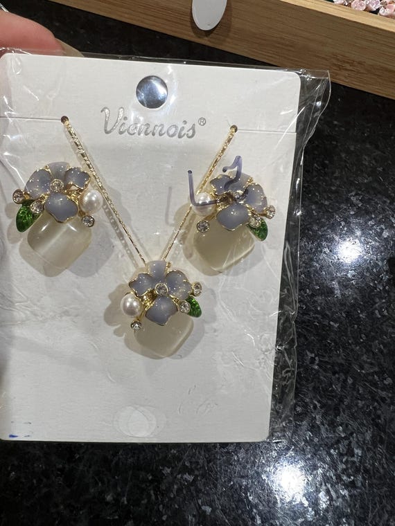 Pendant Set ,korean Jewelry, Fine Jewelry,formal Jewelry, Summer