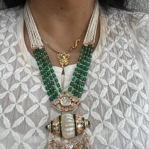 Polki Kundan Necklace/Pakistani Jewelry/Sabyasachi Necklace/High Quality Gold Plated/Moissanite Uncut Polki /Tyaani Jewelry/Indian Jewelery