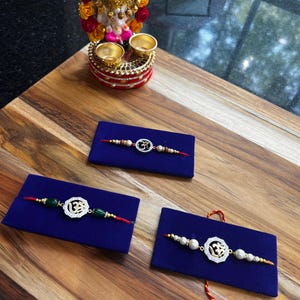 Om Rakhi , Brother Rakhi ,Bracelet Raksha bandhan, Rakhi , Brother Rakhi for ,Bhai Rakhi Thread,Ohm Rakhi,Rakshabandhan Simple Dori Rakhi
