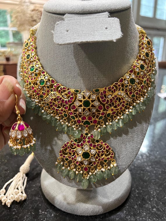 Jadau kundan necklace discount