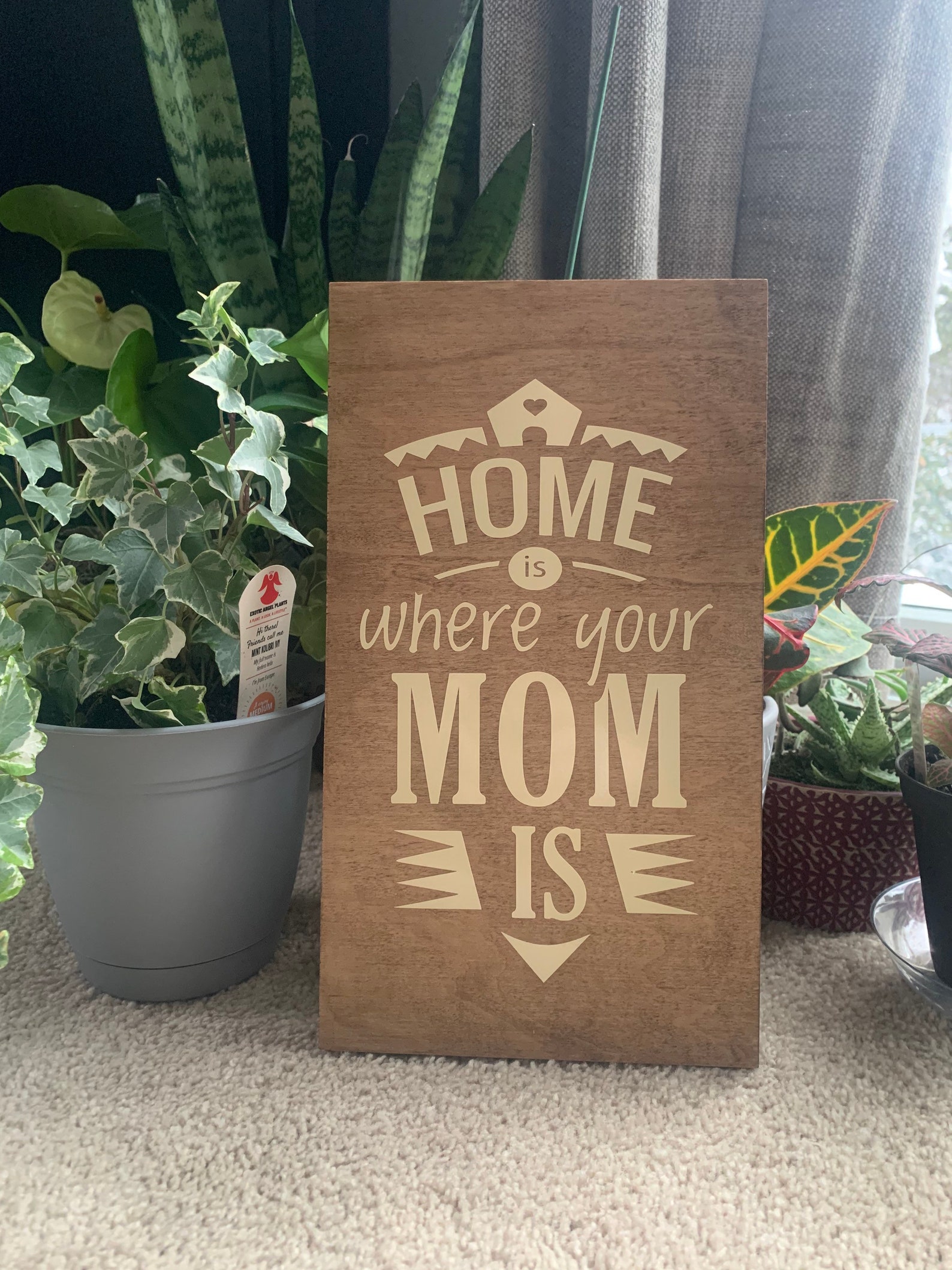 Home is where your Mom is Etsy