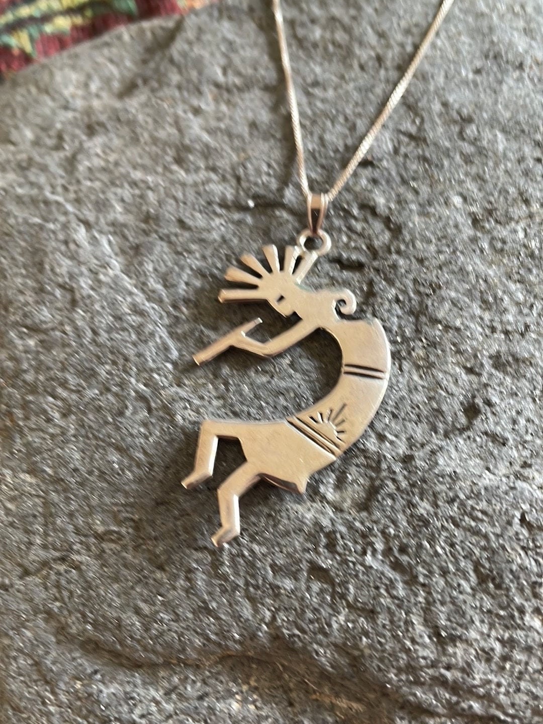 アクセサリー Vintage Silver COCOPELLI Necklace 925 Vintage Native American Kokopelli Sterling Silver Pendant. - Etsy