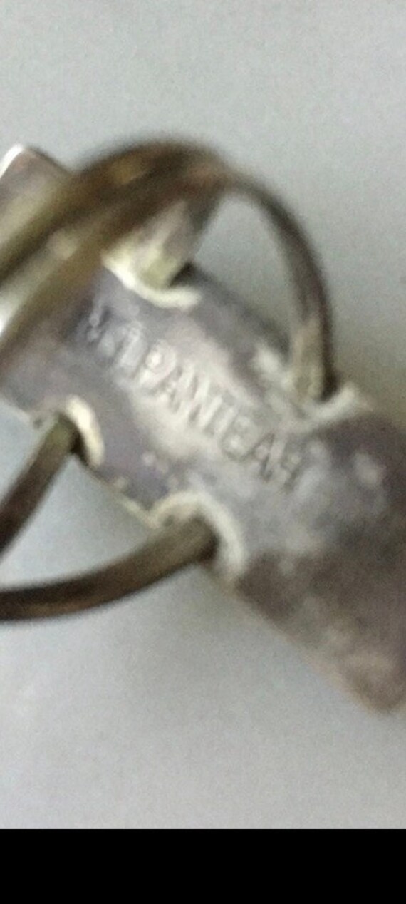 Vintage Native American Zuni Panteah Ring Size 9 … - image 8