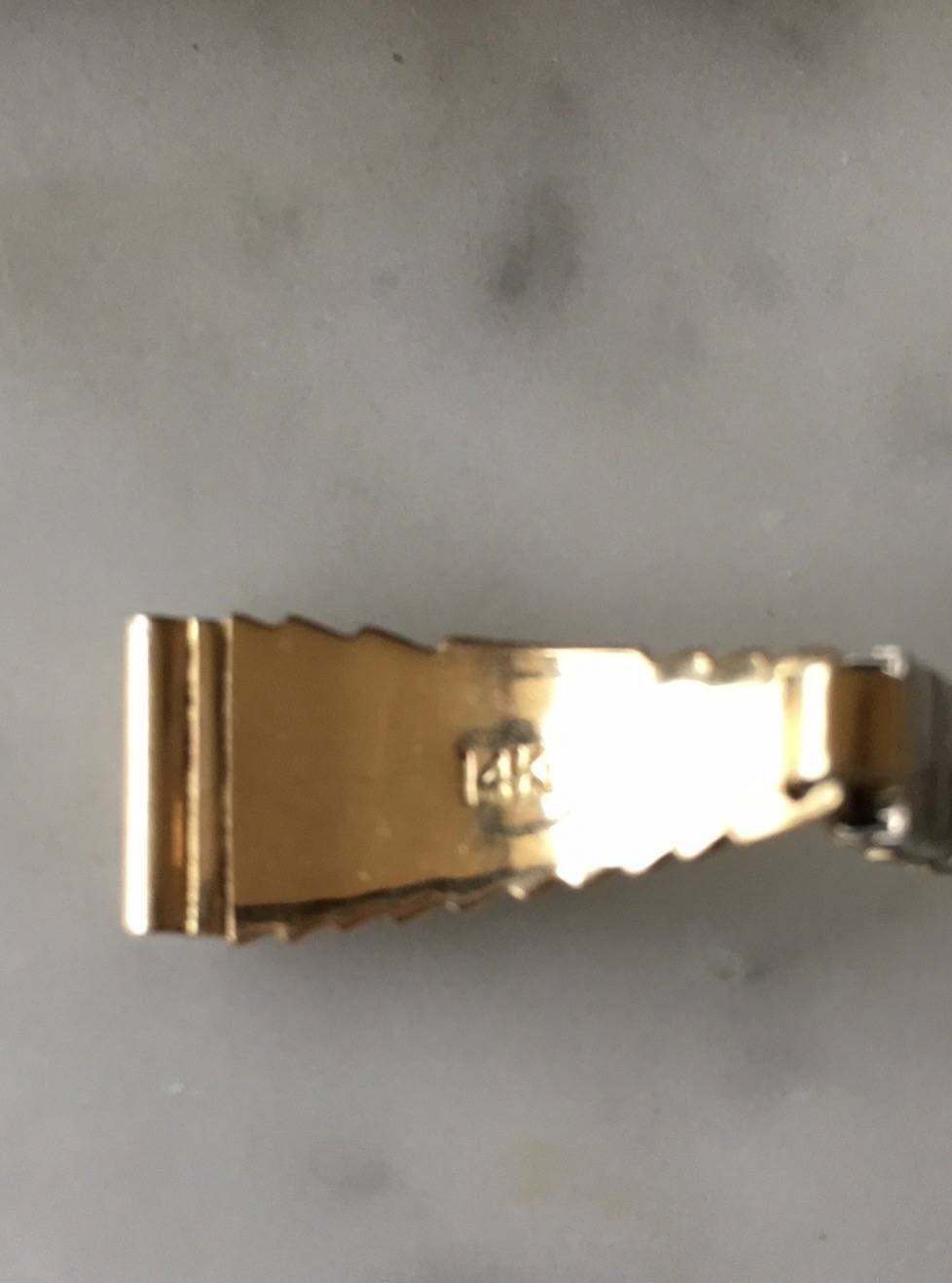 14K Gold Zuni Native American Watch Tips by Walley - Etsy display picture 1