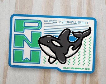 Orca Sticker - Pacific Northwest Sticker