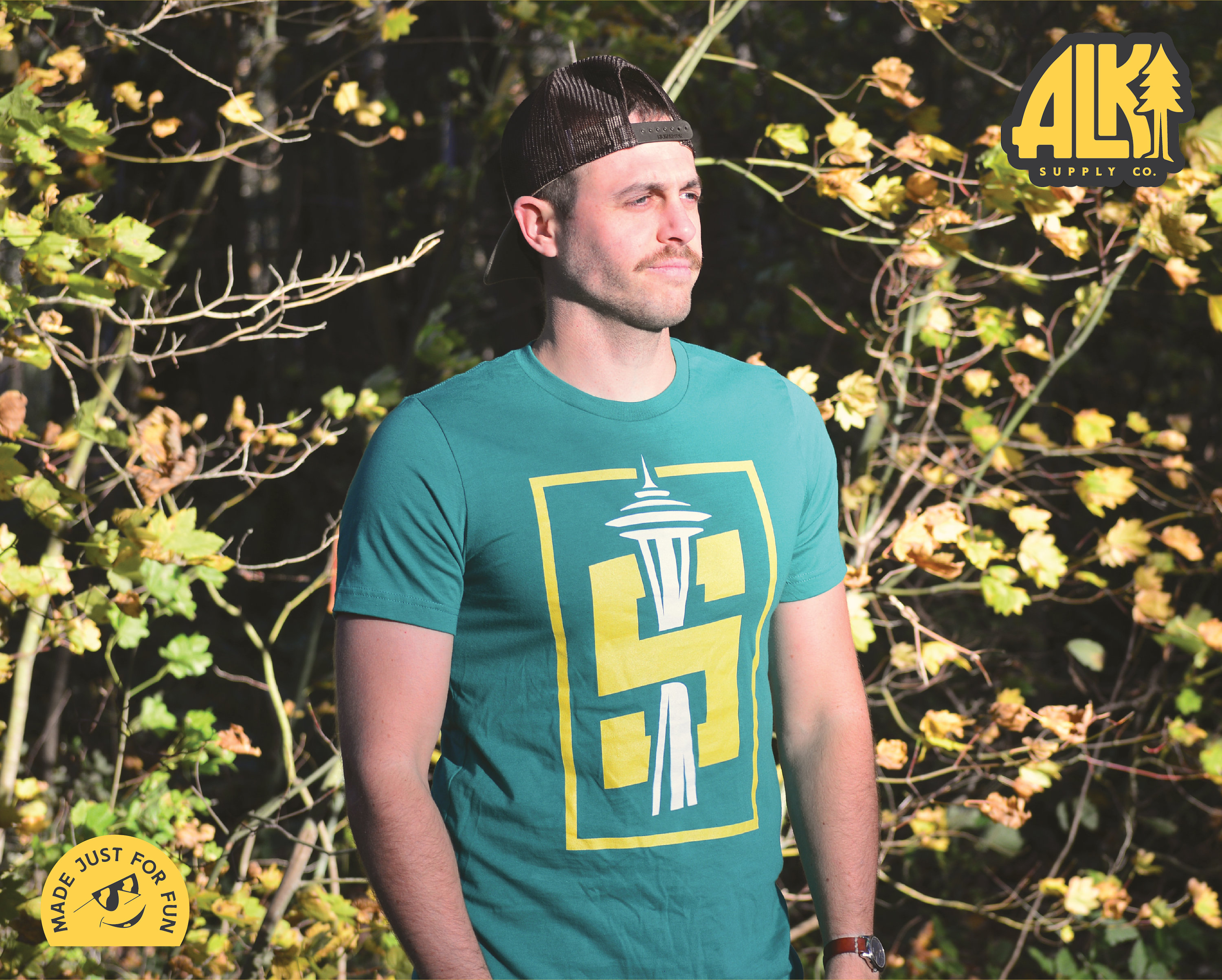 Seattle Shirt - Retro Sonics Colors