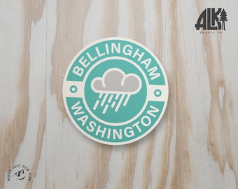 Bellingham Sticker - Bellingham Raincloud Decal