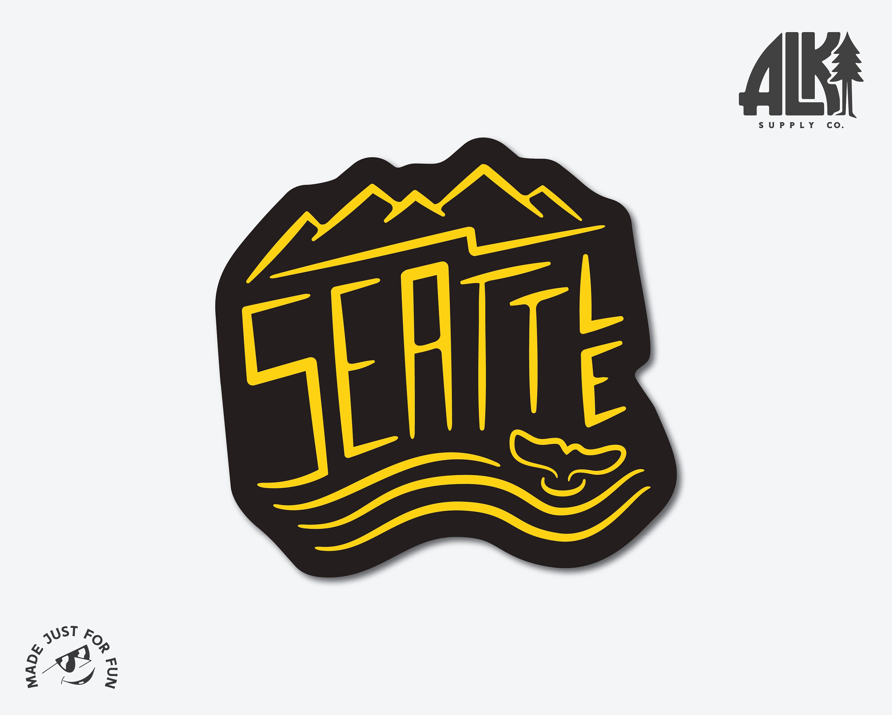Seattle Torrent Sticker Seattle Sticker - Seattle Decal - Etsy