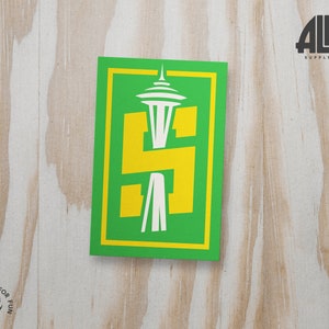 Seattle Sticker - Seattle Sonics Sticker - Seattle Decal