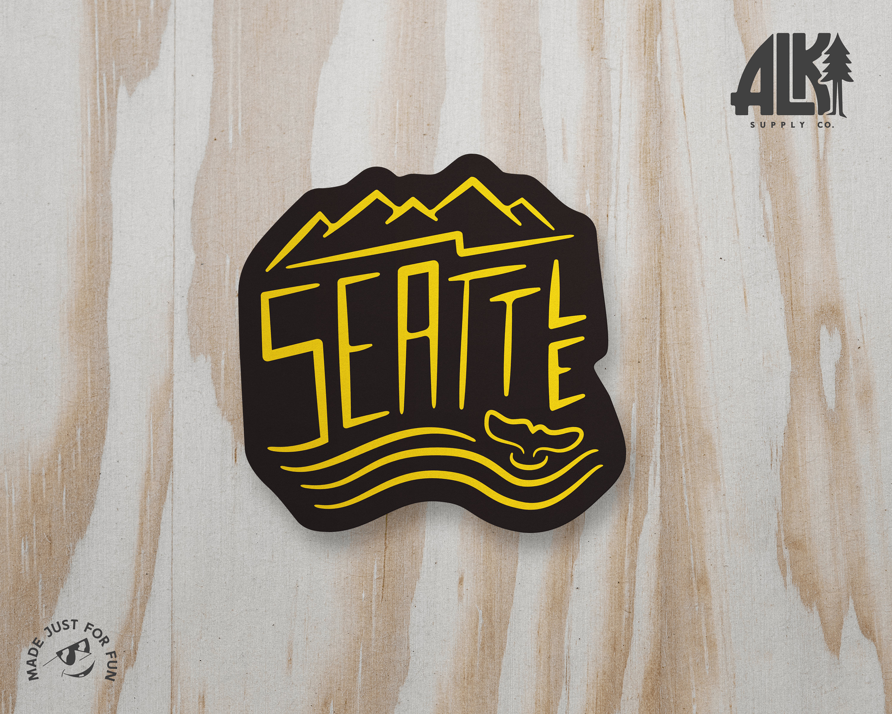 Seattle Torrent Sticker Seattle Sticker - Seattle Decal - Etsy