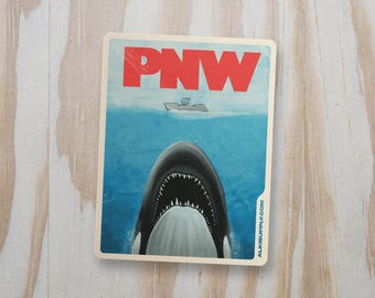PNW Jaws - Orca Sticker - Pacific Northwest Sticker