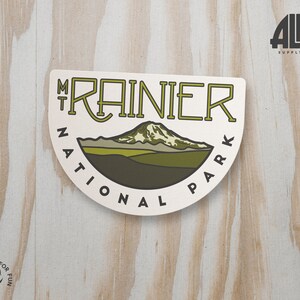 Mount Rainier Sticker - Mt. Rainier National Park Sticker - National Park Sticker
