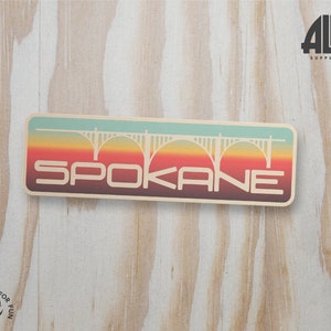 Spokane Sticker - Spokane Monroe Street Bridge Vinyl Sticker