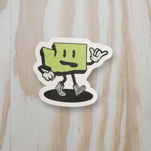 Washington Sticker - Washington Character Sticker