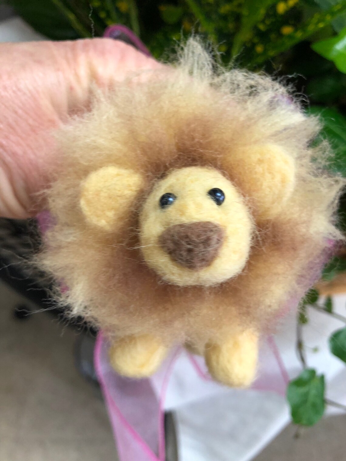 Needle Felted Lion Etsy