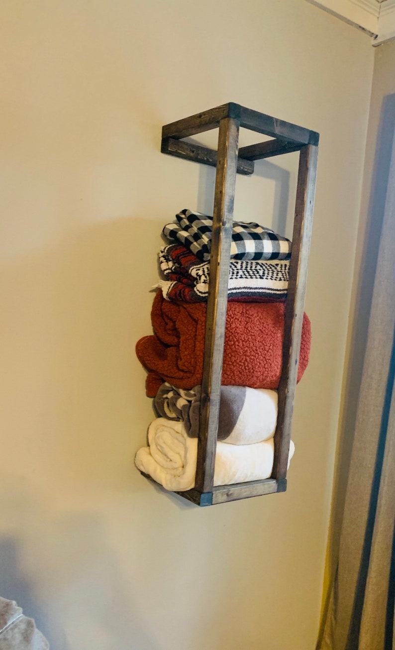 Blanket Shelf / Blanket Ladder / Blanket Holder Etsy