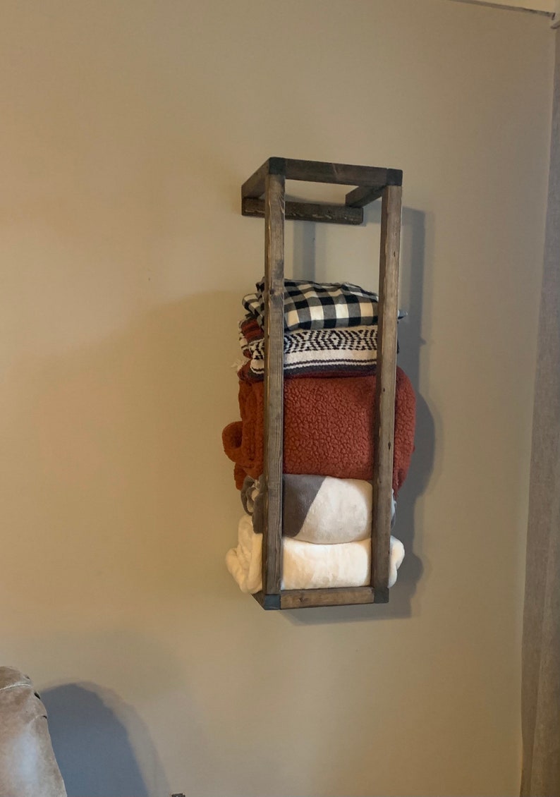 Blanket Shelf / Blanket Ladder / Blanket Holder Etsy