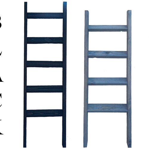 Rustic Wooden Farmhouse Blanket Ladder • Towel Ladder • shops Blanket and Towel Holder