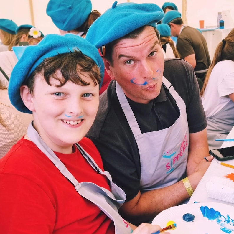 Adult & Kids Paint and Sip at Home Kit Acrylic Paint Starter Family