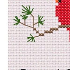 Cardinal Bookmark Cross Stitch Pattern With Psalm 46:10, Bookmark for ...