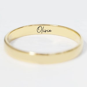 Name Rings, Mom Rings, Stacking Name Rings, Mother&#39;s Rings, Stacking Rings, Personalize Rings, Skinny Name Ring, Stacked Name Ring, Bands