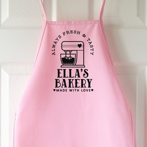 Kids Personalized Mixer Apron: Ages 2-10, Stain Resistant, Made In USA (Mixer1)