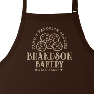Personalized Cookie Baking Apron: Adults & Kids, Stain Resistant, Made In USA (Cookies1)