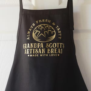 Personalized Sourdough Apron: Custom Bread Making Gift (Sourdough1)