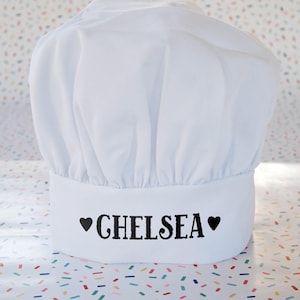 Personalized Chef Hat For Men Women Teens, Custom Cooking Baking Gifts And Accessories, Culinary Gift Adjustable Bakers Hat For Adult