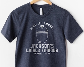 Personalized Charcoal Smoker Tee Shirt For Men Women, Meat Smoker Grill Gift, Slow Grilling T Shirt For Grill Master | Gregg