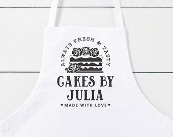Personalized Apron with Your Custom Text Monogram Chef Bakery Wedding Gift Idea Hostess Mother/'s Day Wifey Husband Grandma Gift for Her