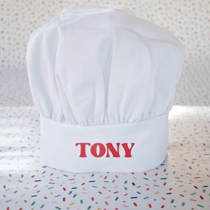 Personalized Chef Hat For Men Women Teens, Custom Cooking Baking Gifts And Accessories, Culinary Gift Adjustable Bakers Hat For Adult
