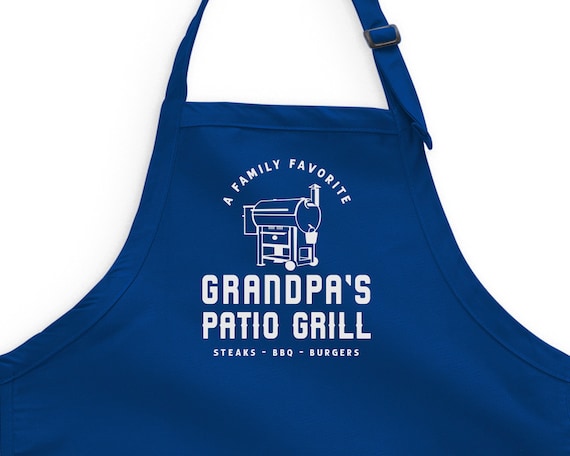 Grill Aprons for Men, Mens Apron for Grilling BBQ Cooking, Funny Daddio of  the Patio Apron with Pockets, Adjustable Bib Black Aprons Gifts for Dad  Birthday Fathers Day 