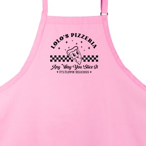 Personalized Retro Pizza Apron for Men Women Kids, Custom Pizza Chef ...