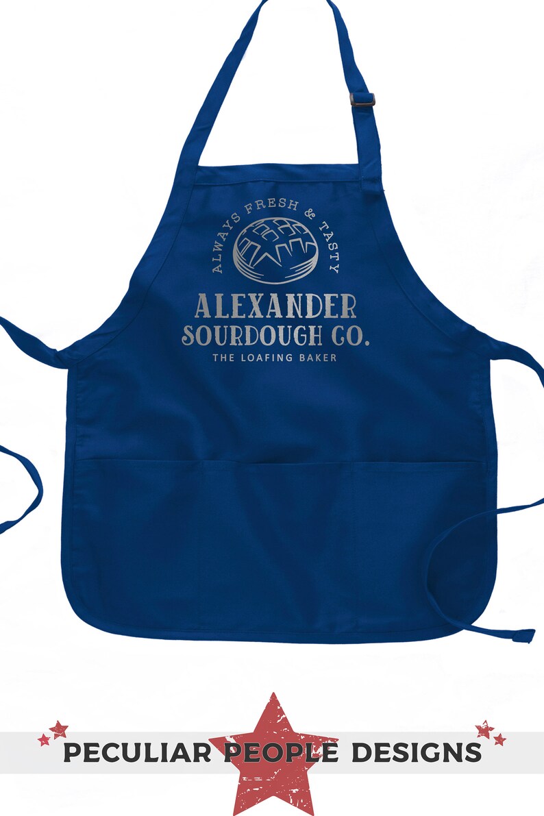 Personalized Baking Apron Cute Bread Baker Customized Gift Etsy