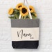 Personalized Grandma Tote Bag For New Grandmother, Mothers Day Gift For Gigi, New Nana Gifts Custom Name Cute Canvas Bags 