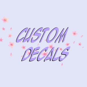 Custom, Anime Car Decal, Vinyl Decal, Custom Sticker, Custom Decal, Anime Inspired, Manga, Character