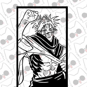 CH0S0, Decal, Custom Decal JJK, Anime Cursed Blood Sorcerers, Anime Manga Sticker, JJKai sen, Anime Car sticker, Anime Sorcerer, Vinyl Decal