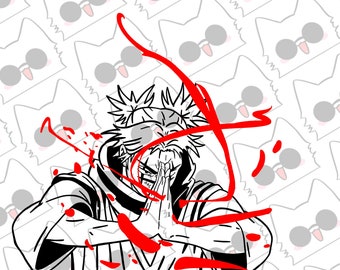 CH0S0, Decal, Custom Decal JJK, Anime Cursed Blood Sorcerers, Anime Manga Sticker, JJKai sen, Anime Car sticker, Anime Sorcerer, Vinyl Decal