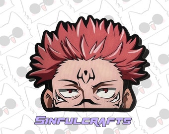 Suk, una JJK, J J K cursed spirit, JJKai sen, Anime Car Decal, Anime Sorcerer, JJK sticker Decal , Anime, Vinyl Decal,
