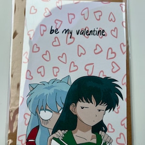 Dämon Hund, Inuy, Asha, Valentinstagskarte, 13 x 2 cm, Anime, Liebeskarte, Grußkarten, Anime Karte, süß A6, Anime, Manga, Information, japanisch